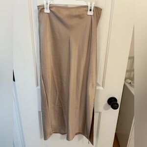 Old Navy Gold Midi/Maxi Skirt